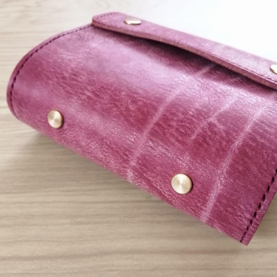 ミニ6 システム手帳 ワインレッド