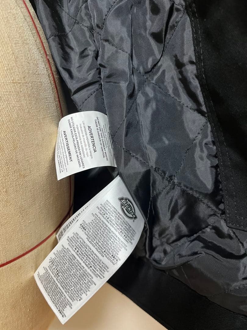 希少！Sサイズ　ディッキーズ アイゼンハワーキルトジャケットブラック