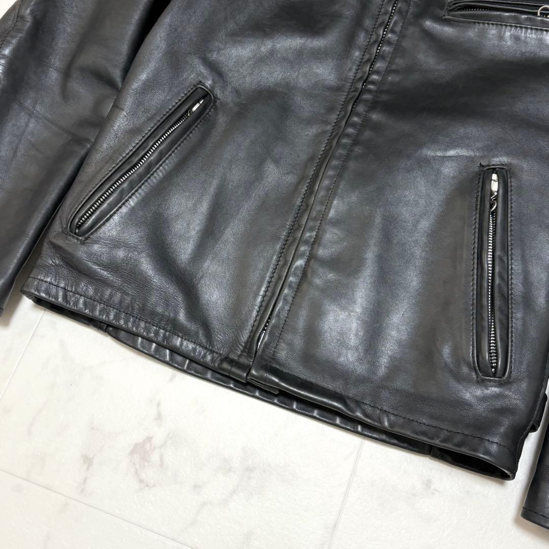 美品✨schott シングル ライダースジャケット 641 ボアライナー付