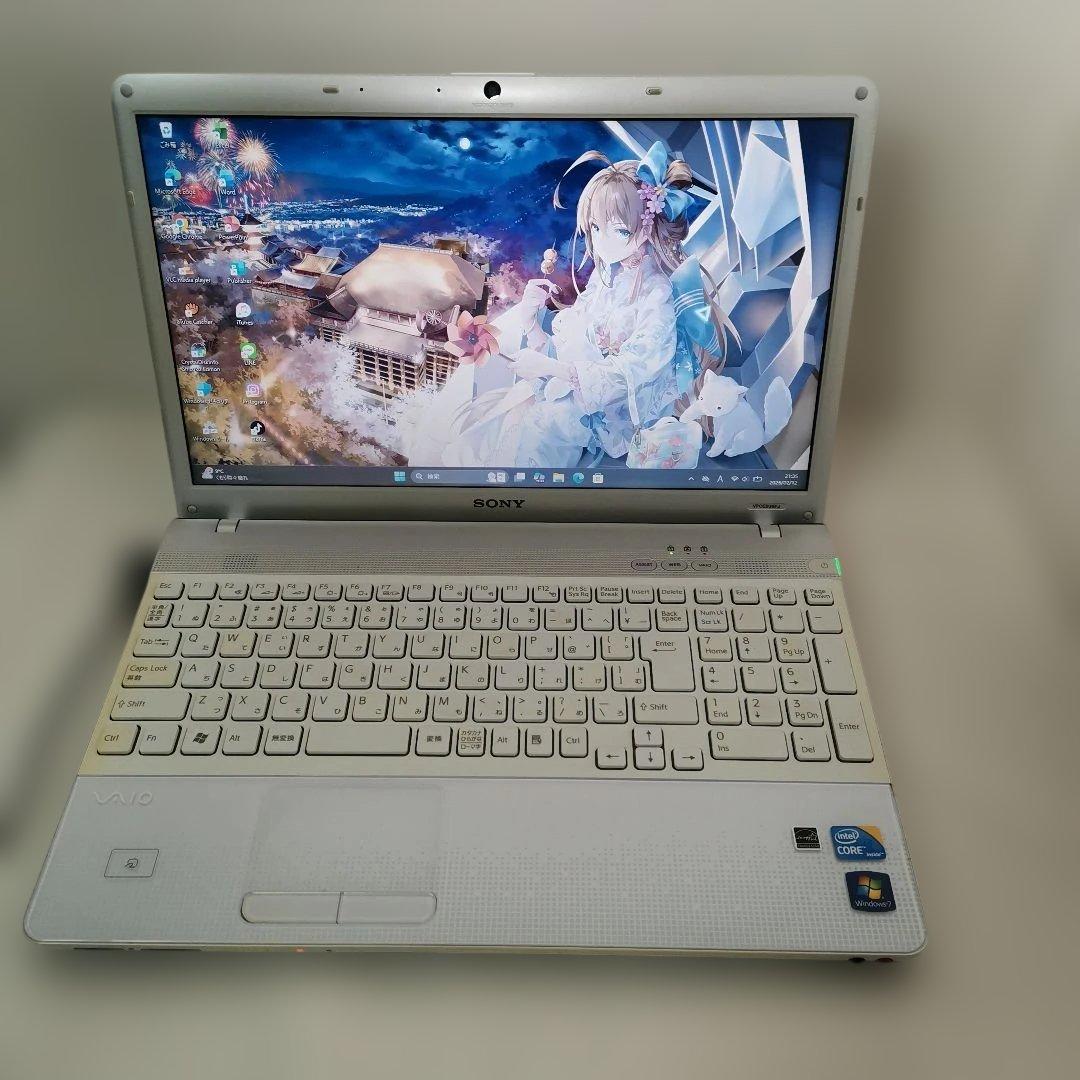 Sony Vaio CPU i3 Win11PRO SSD 128GB 搭載!!