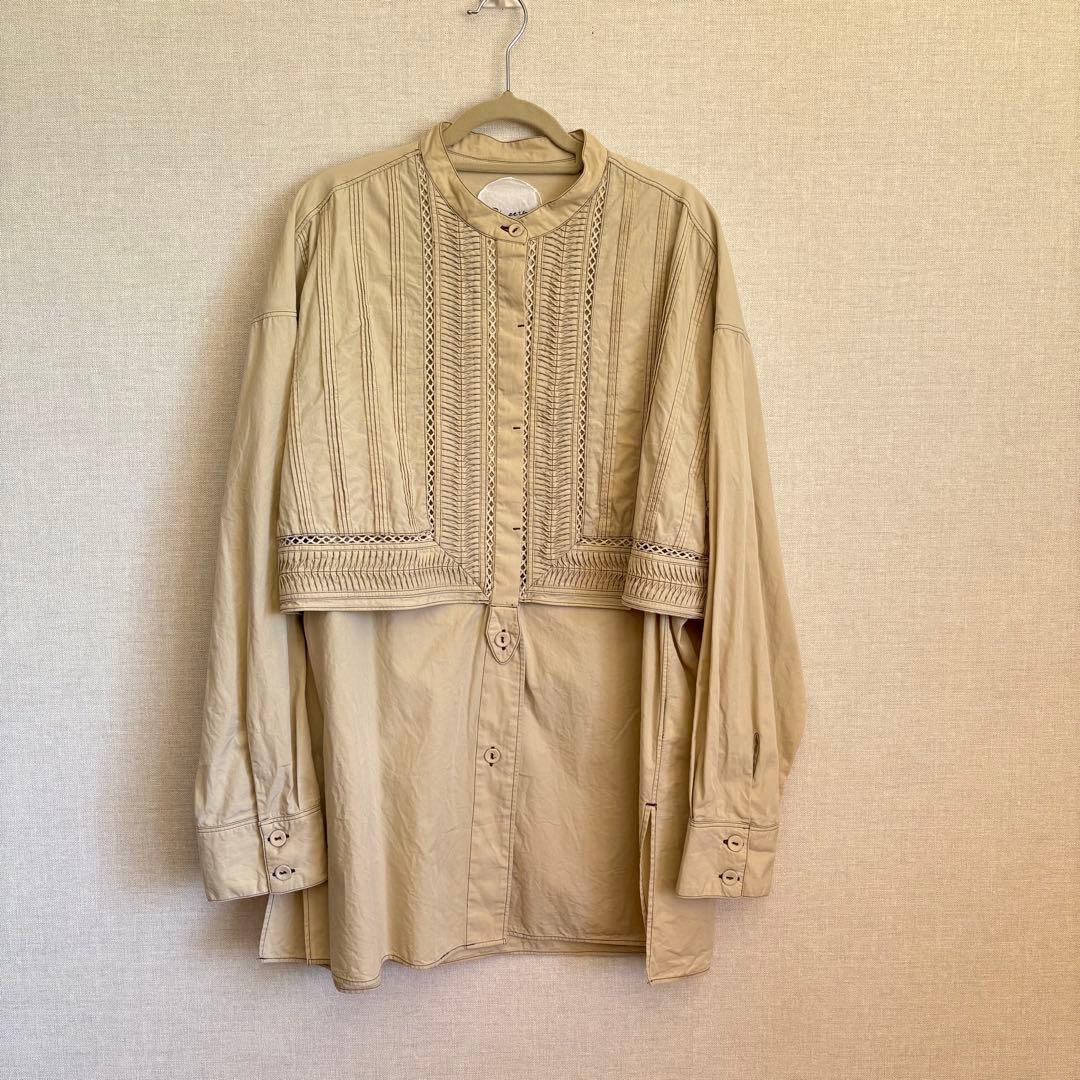 Pheeta Trinity Shirts フィータ 刺繍入りシャツ ブラウス