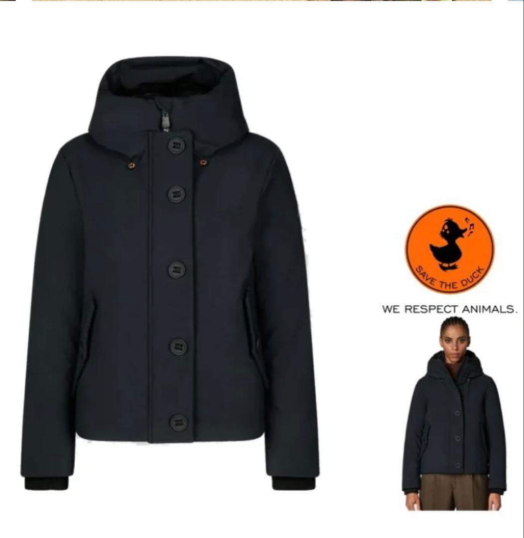 SAVE THE DUCK/セイブザダック HOODED&ZIP SHORT