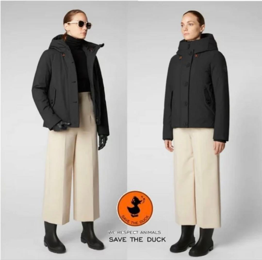 SAVE THE DUCK/セイブザダック HOODED&ZIP SHORT