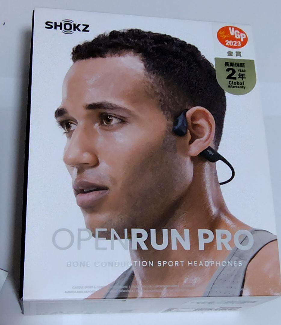 SHOKZ OPENRUN PRO 骨伝導イヤホン ブラック
