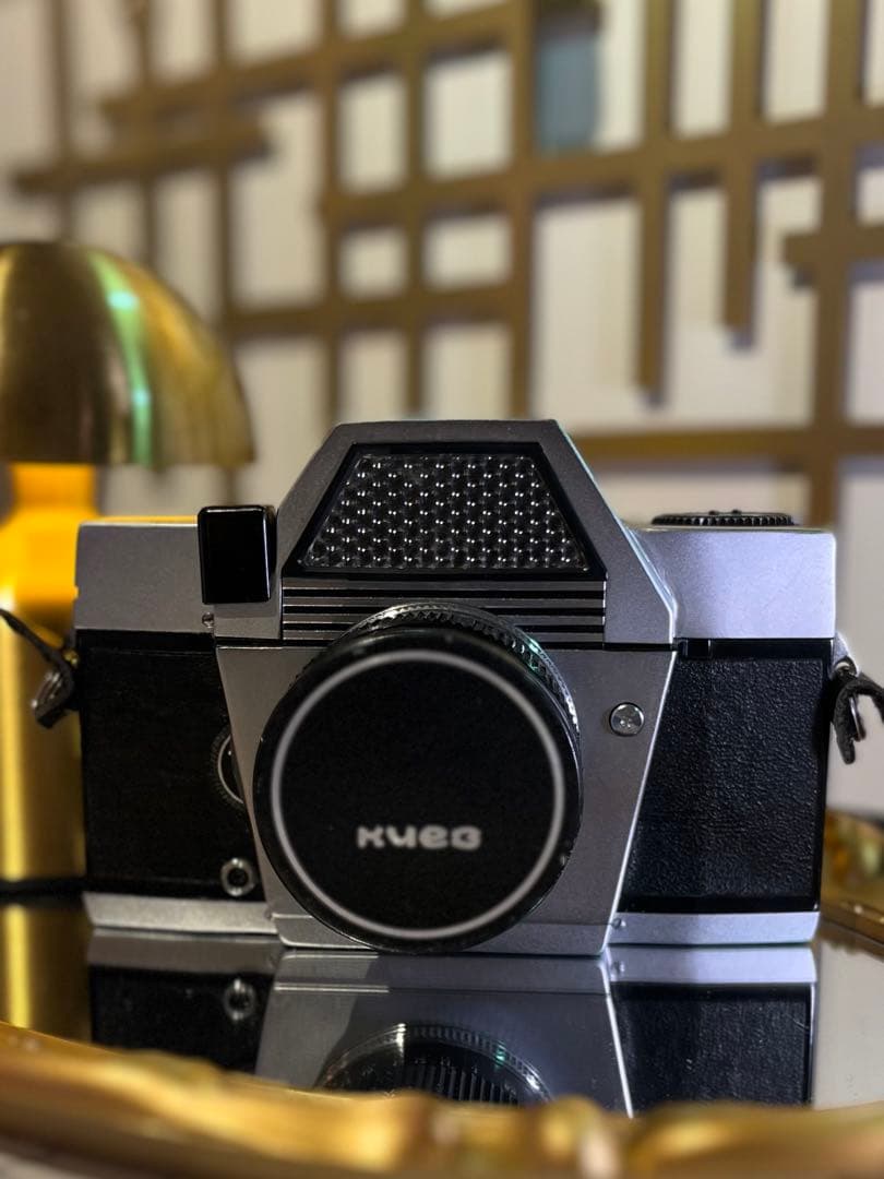 Kiev 10 一眼レフ Helios-81付 アールデコ調デザイン