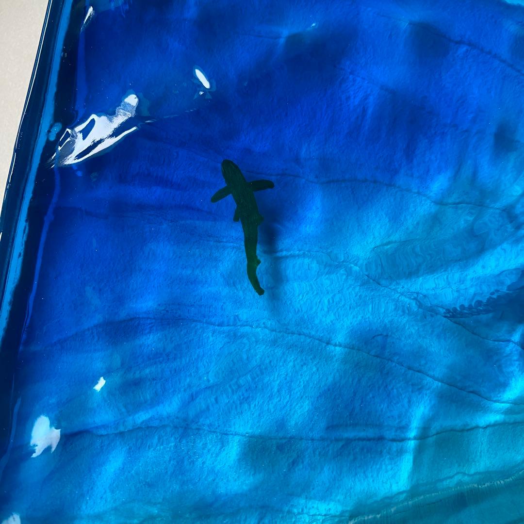 レジンアート　波紋　海アート　オーシャンアート　インテリアパネル