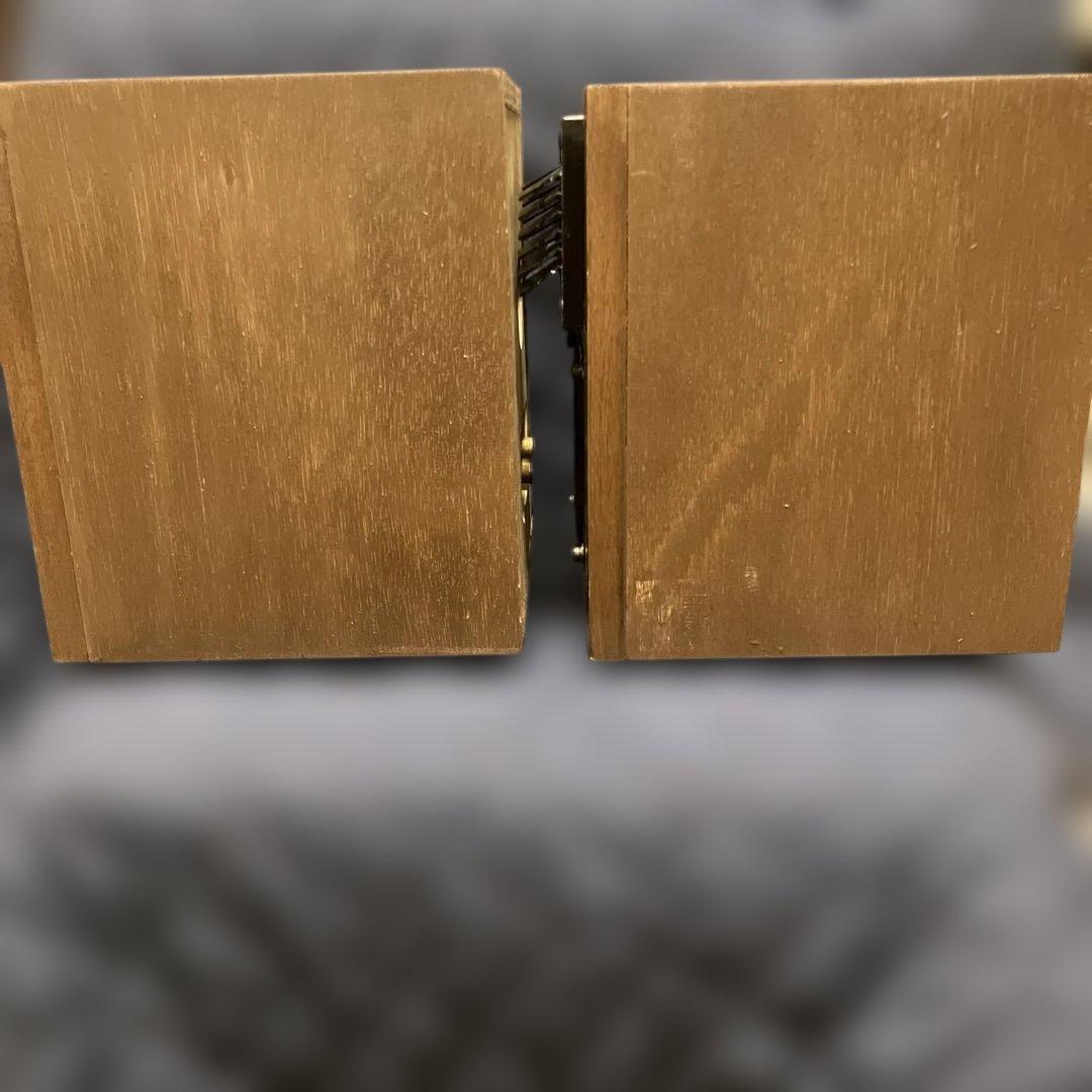 【新年特価】《完動品》木製スタック型スピーカー 2ウェイ2スピーカー