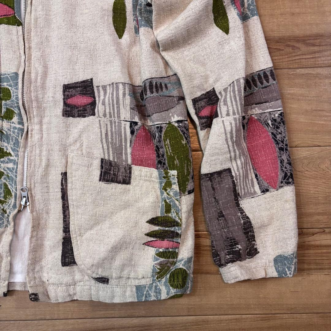 1950’s アトミック柄　ジップアップパーカー UNIVERSAL ZIP