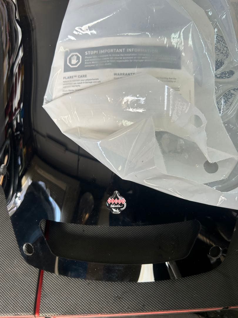 FXLRST用クロックワークス8インチウインドシールドブロンズ