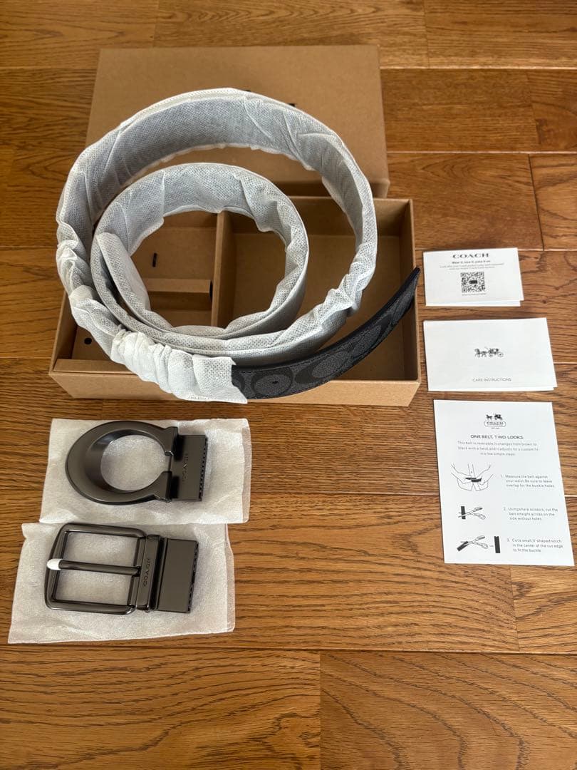 COACH コーチ リバーシブル シグネチャー　紳士