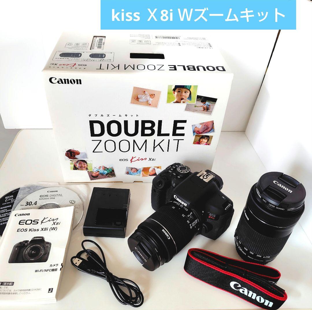 【もふ】Canon／EOS KissX8i Ｗズームキット　単焦点レンズ
