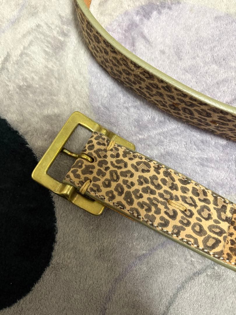 visvim leopardベルト サイズ36