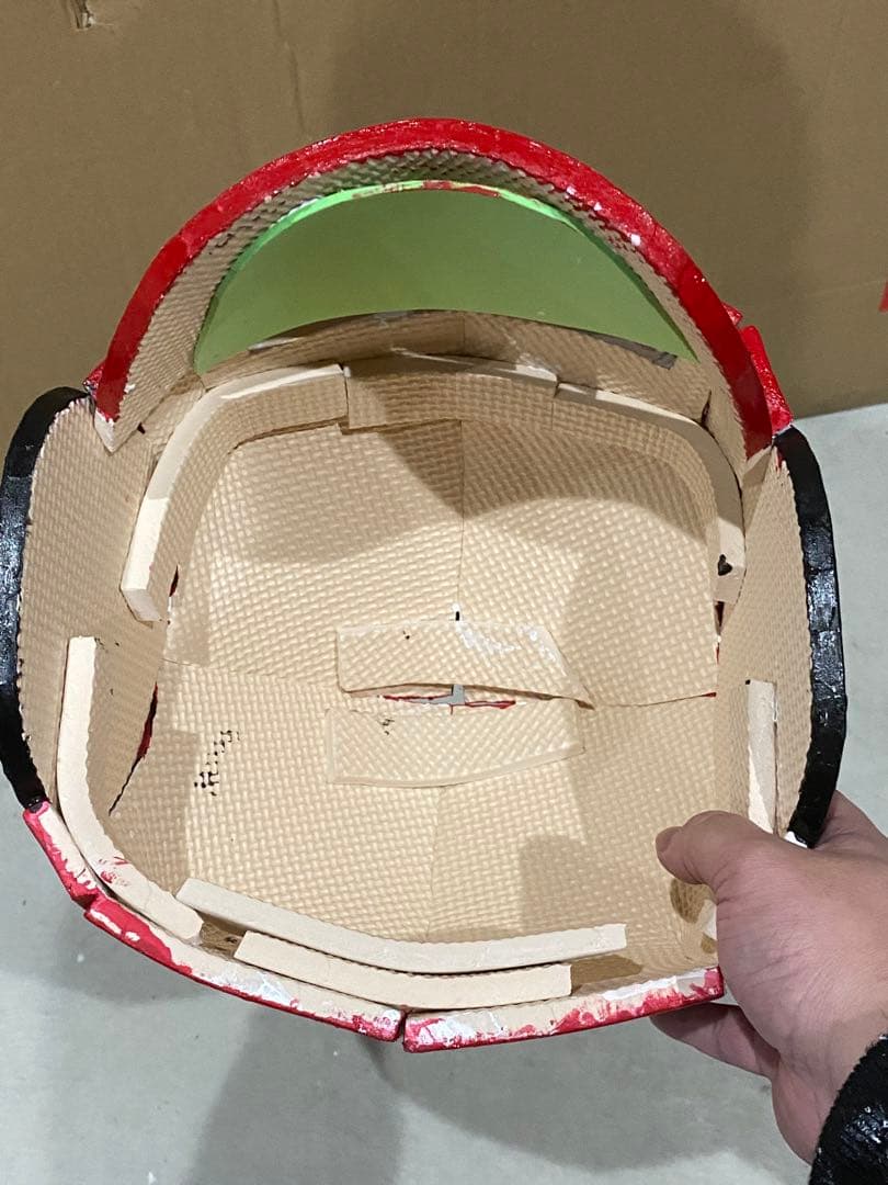 戦隊風レッド　特撮ヒーロー　ガワコスマスク