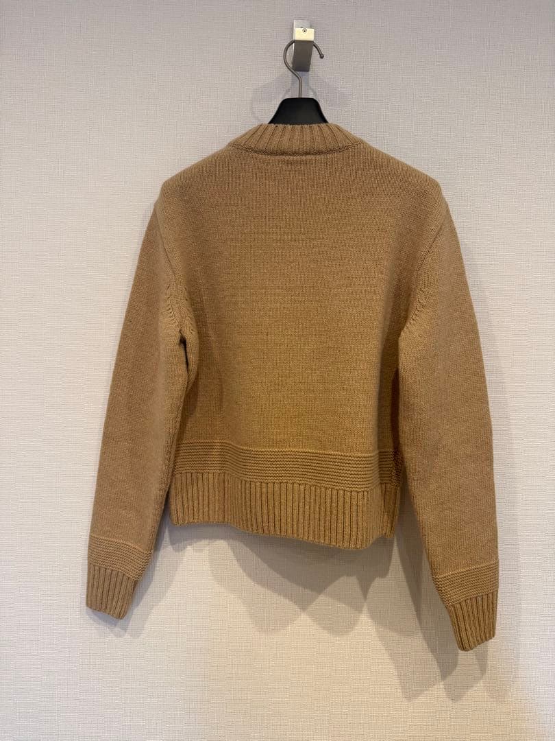 PATOU サステナブルウール＆カシミア パトゥ インターシャ セーター