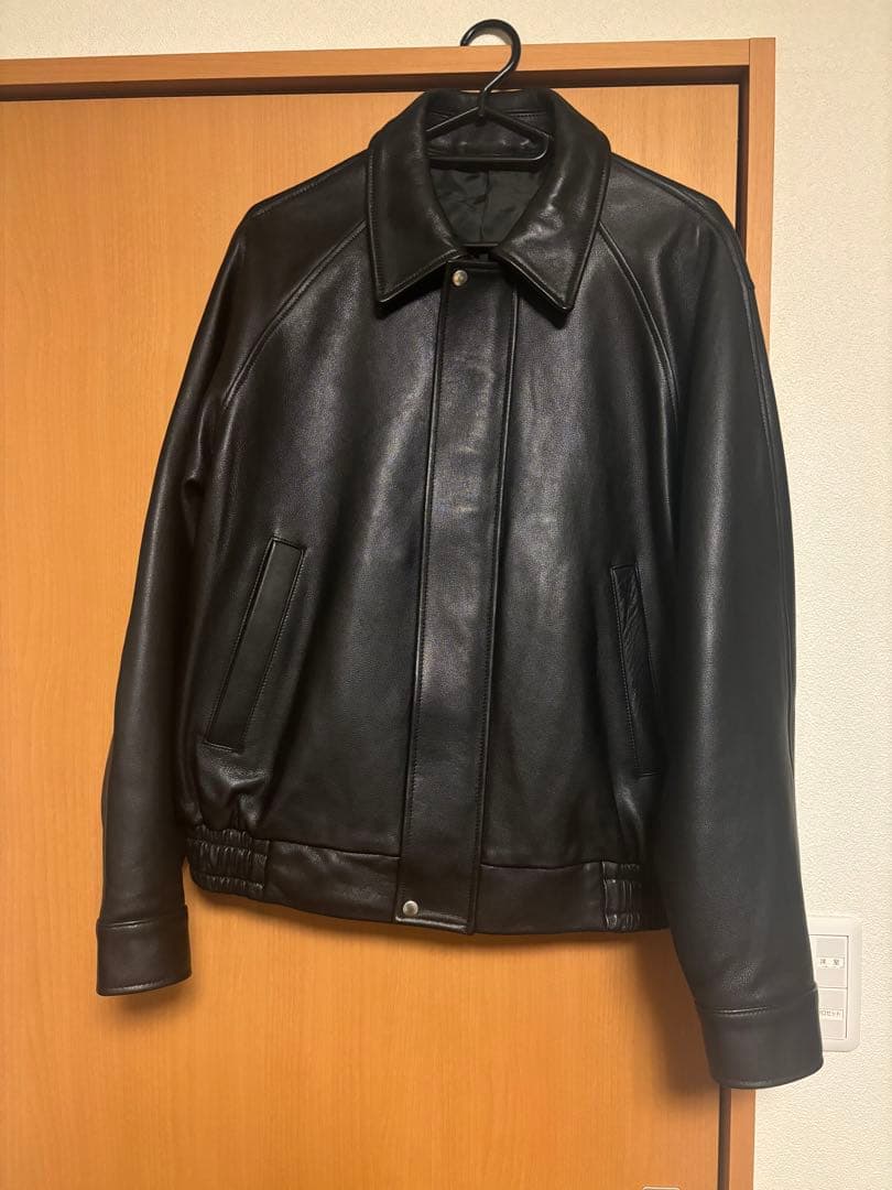 【UNIVERSAL PRODUCTS】レザーブルゾン【241-60401】