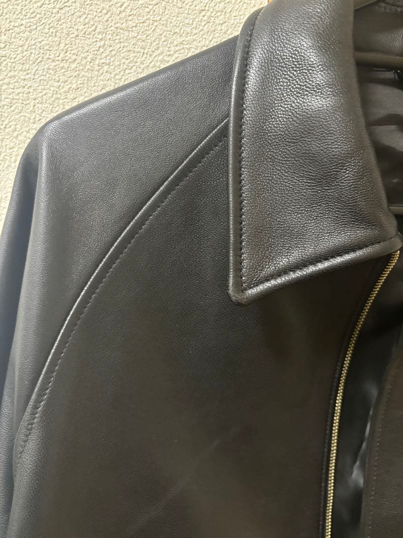 【UNIVERSAL PRODUCTS】レザーブルゾン【241-60401】