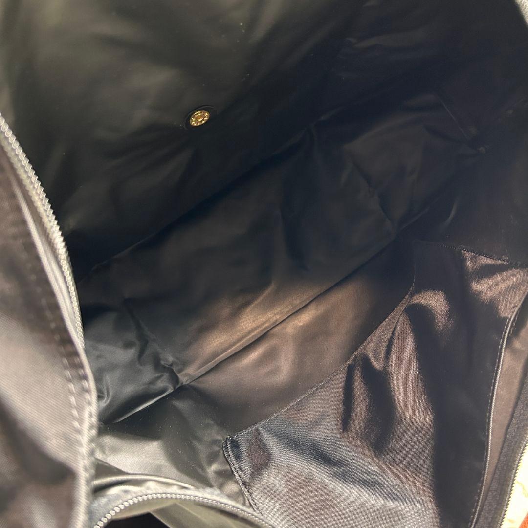 【美品】LONGCHAMP ナイロン 大容量 ボストンバッグ ブラック Lサイズ