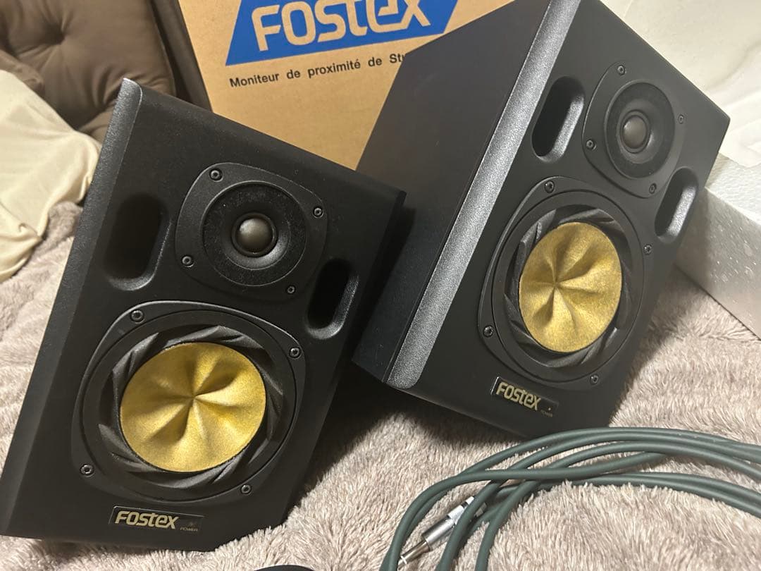 FOSTEX NF-01A スタジオモニターペア&OYAIDEケーブルセット