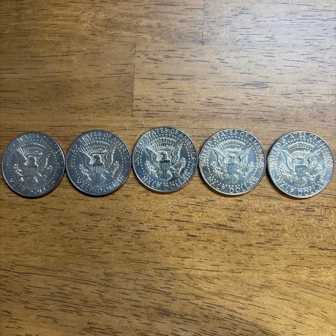 ケネディ ハーフダラー 1964年 5枚セット