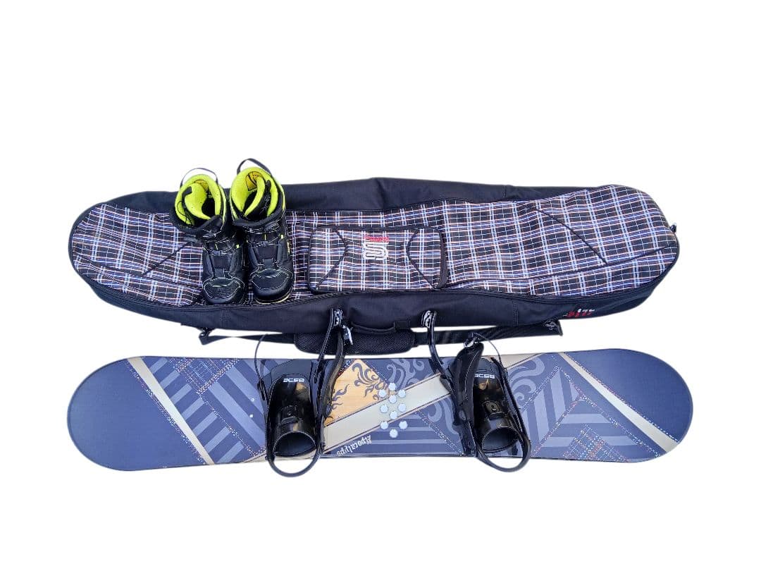 【美品】APOCALYPS スノーボード ビンディング ブーツ セット ケース付