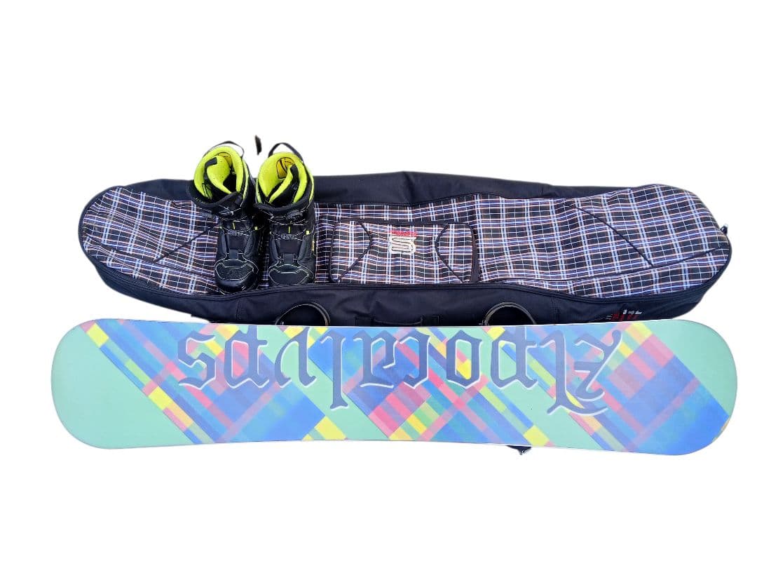 【美品】APOCALYPS スノーボード ビンディング ブーツ セット ケース付