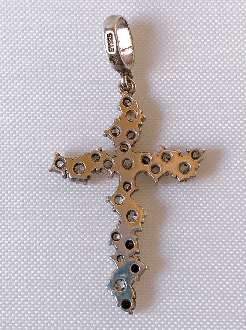 【極美品】LOVE&HATE シルバー クロスネックレス