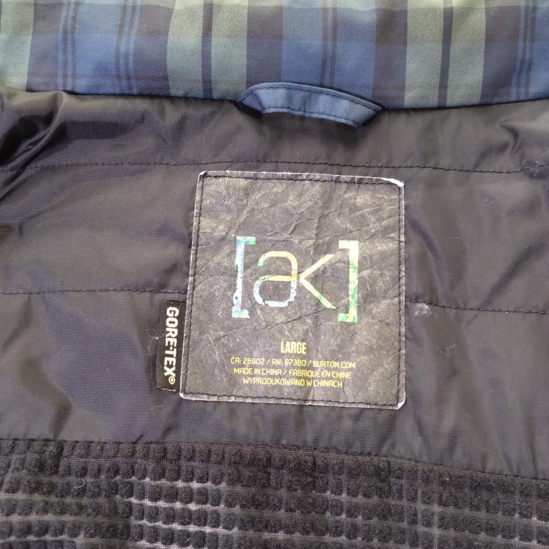 BURTON ak GORE-TEX スノーボードウェア　L　チェック柄