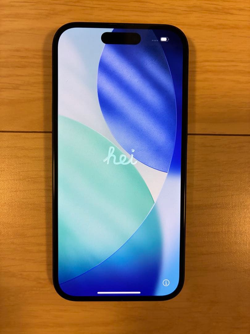 iPhone 15 SIMフリー 128GB ブラック 付属品・ガラスフィルム有