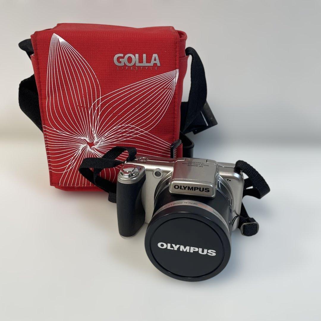 ジャンク品OLYMPUS コンパクトデジタルカメラ Gollaケース付き