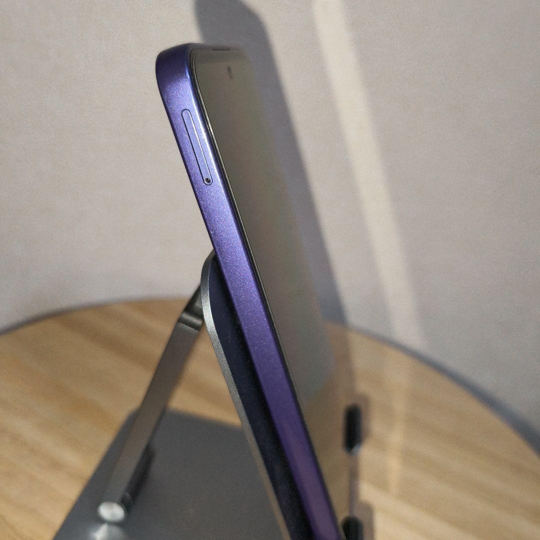 Libero 5G III Y!mobile　パープル　保護ガラス付き