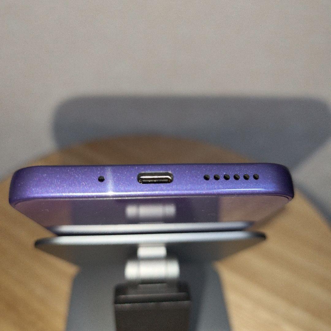 Libero 5G III Y!mobile　パープル　保護ガラス付き