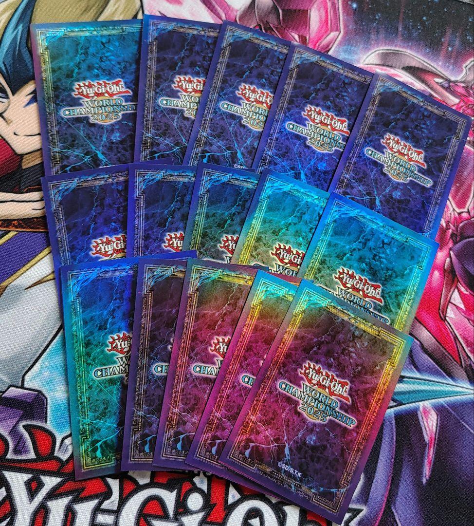 遊戯王 WCS 2025 スリーブ 青 15枚 バラ売り