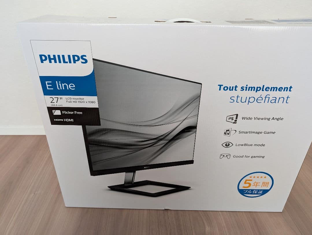 PHILIPS モニター 271E1D 27型 フルHD 1920×1080)