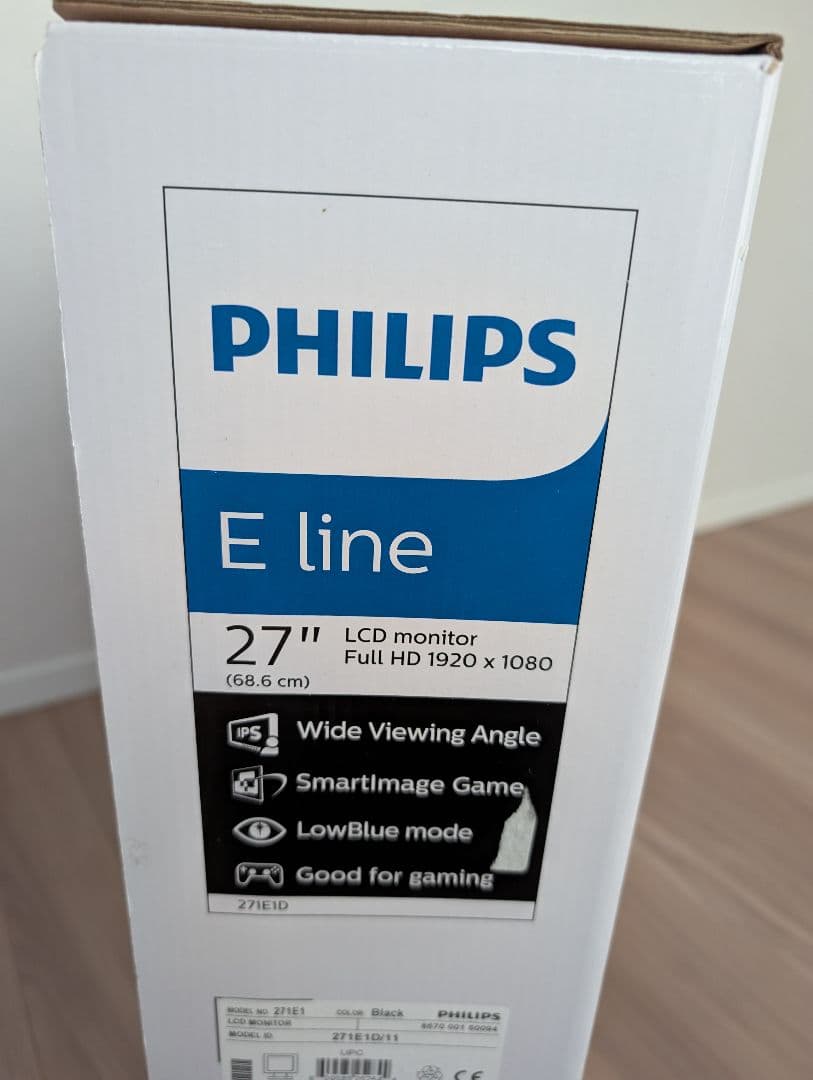 PHILIPS モニター 271E1D 27型 フルHD 1920×1080)