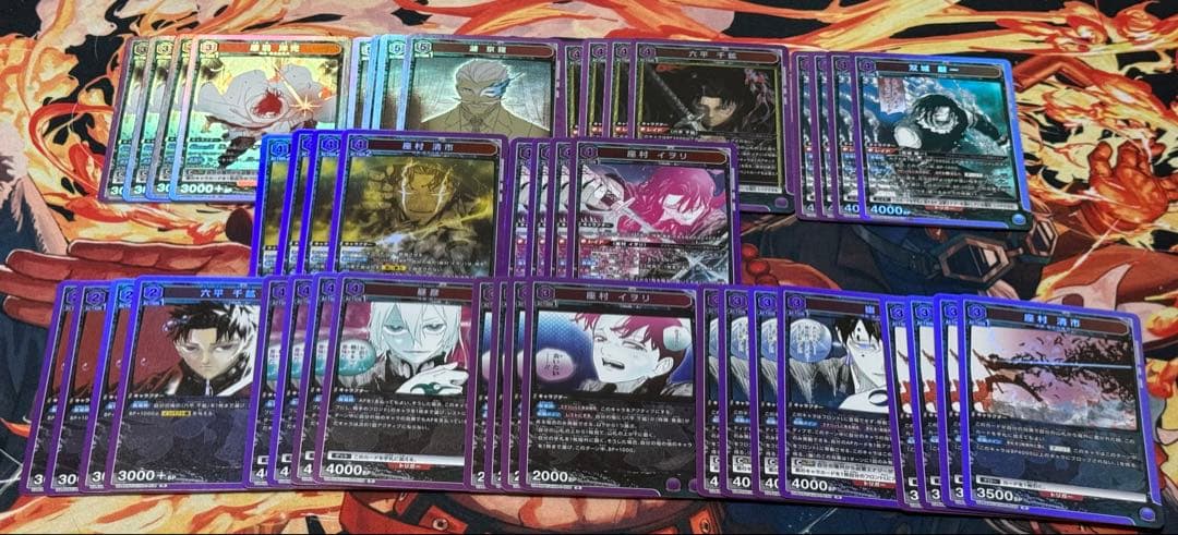 ユニオンアリーナ カグラバチ 紫 SR・R・U・C 各4枚セット