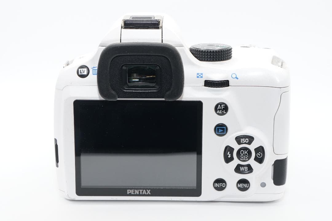 防滴仕様！PENTAX K-50ホワイト ダブルズームキット