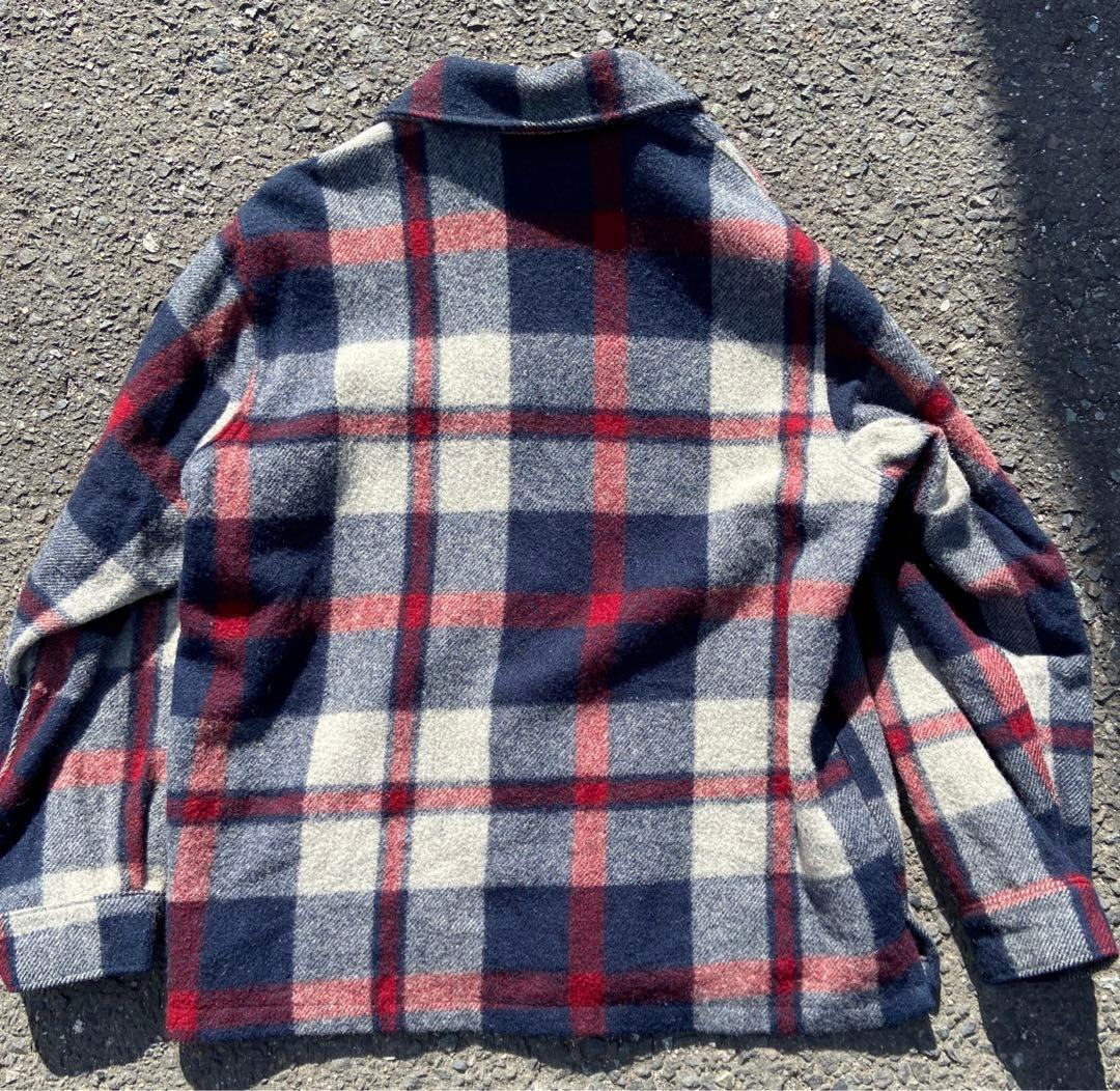 70s Woolrich チェックジャケット ウールリッチ 木村拓哉 CPO