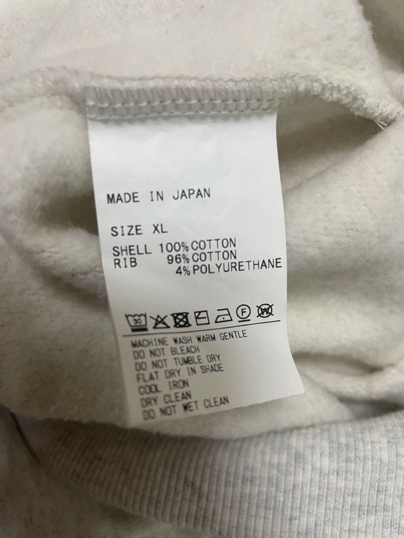 abcd fleurs スウェット アッシュグレー XL