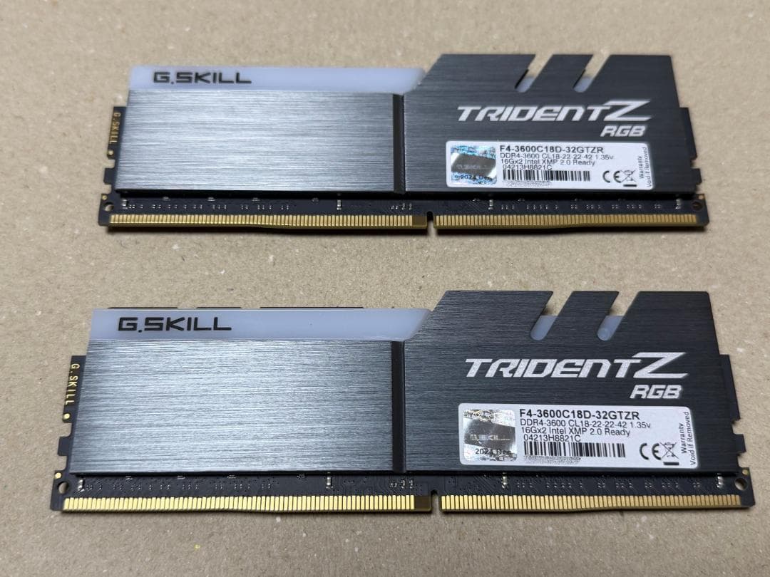 G.Skill メモリ DDR4-3600 PC4-28800 16GBx2