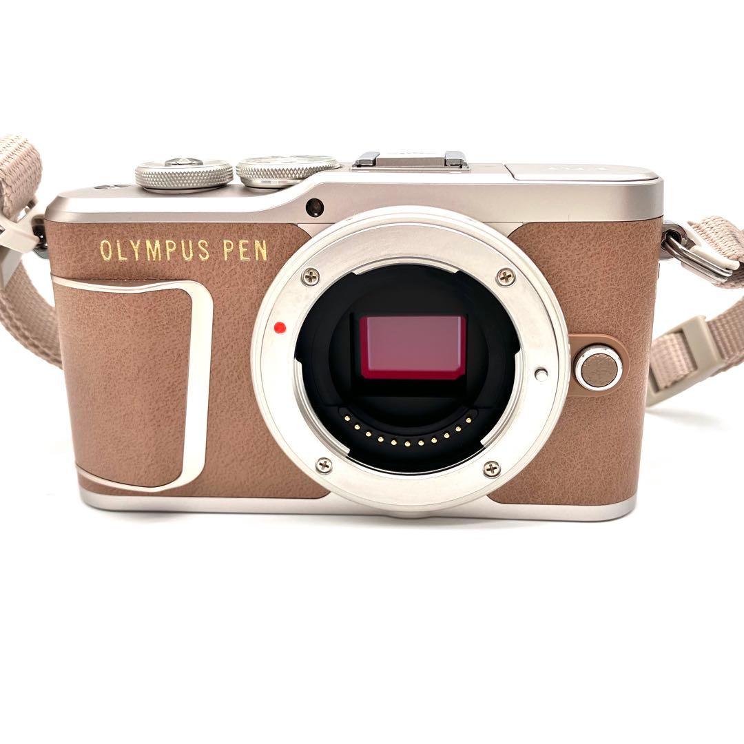 Wi-Fi対応♪ OLYMPUS E-PL9 ブラウン　望遠ダブルレンズキット