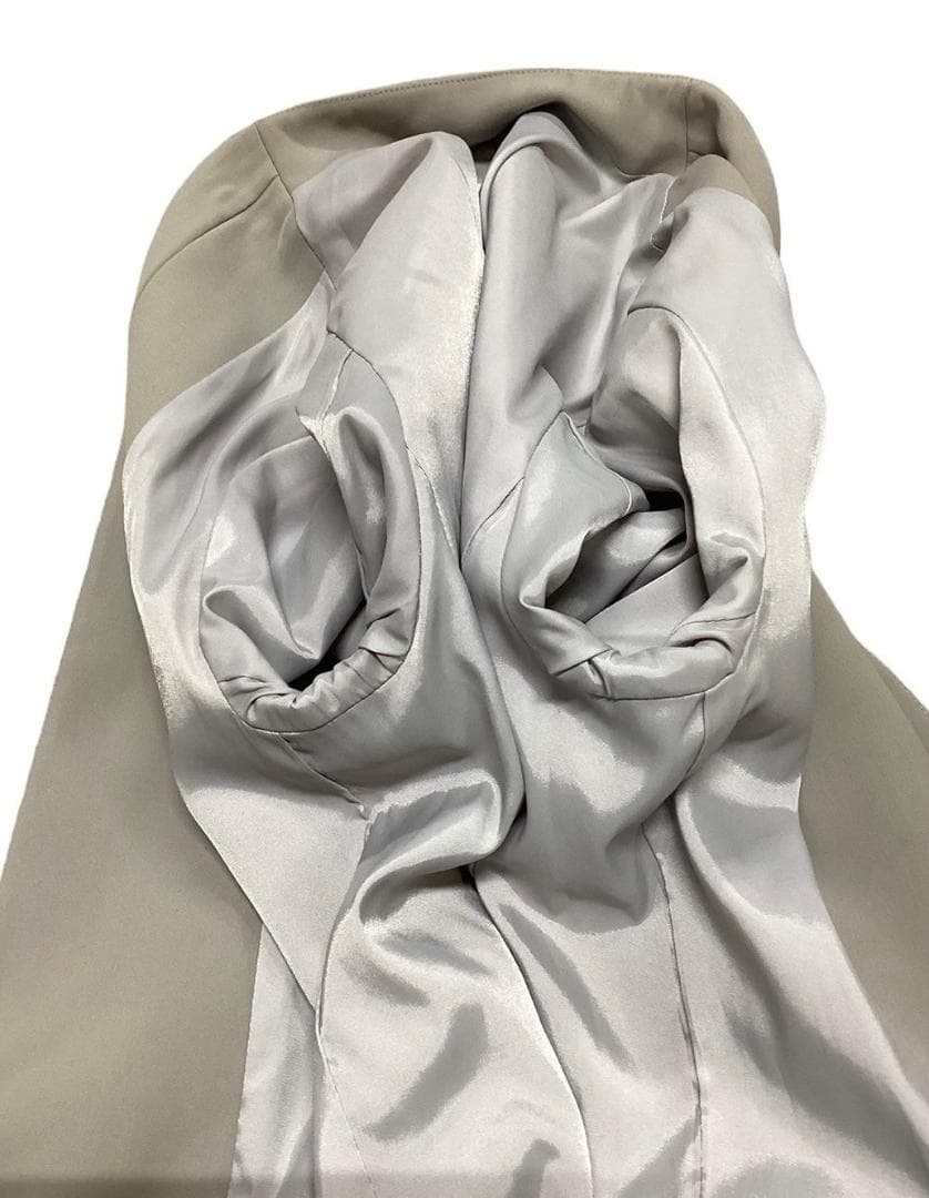 PLST セットアップ レディース ビジネススーツ ノーカラージャケット パンツ