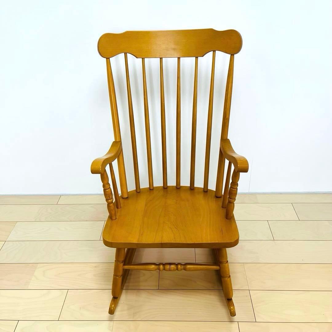 飛騨の家具　ヒダ　ダイネット　ロッキングチェア 揺り椅子 アンティーク