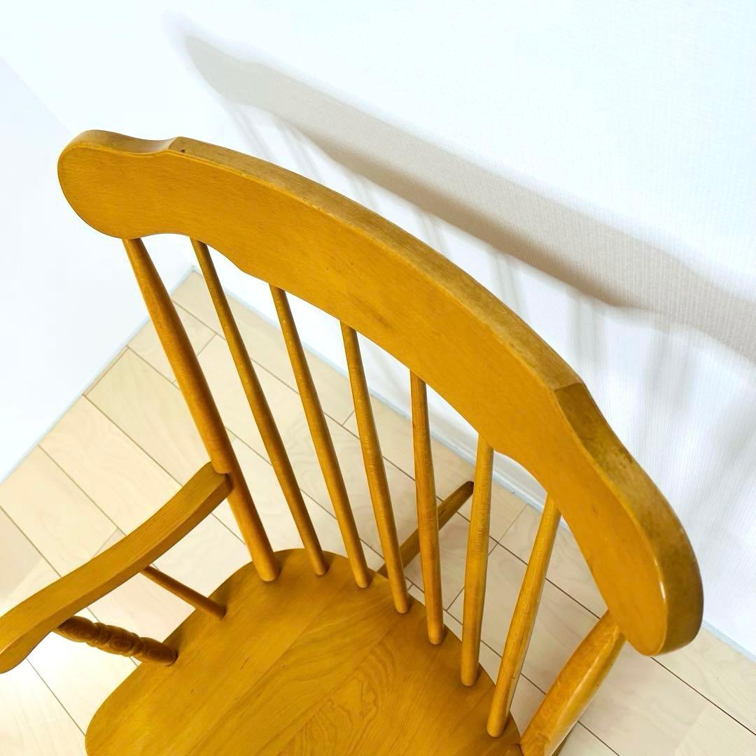 飛騨の家具　ヒダ　ダイネット　ロッキングチェア 揺り椅子 アンティーク