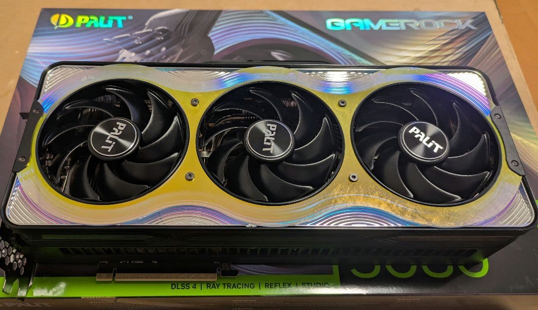 NVIDIA GeForce RTX 5080 、動作品