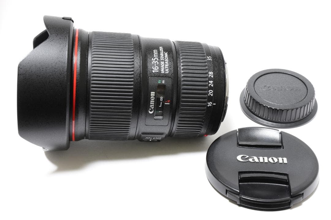 Canon EF16-35mm F4L IS USM 保護フィルター付き