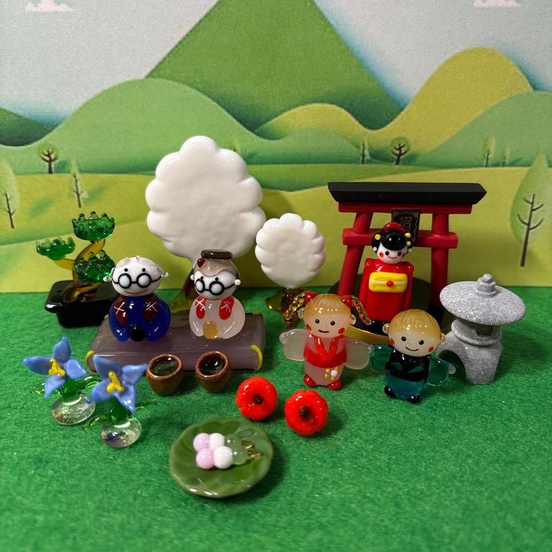 とも　ガラス細工　ミニチュア