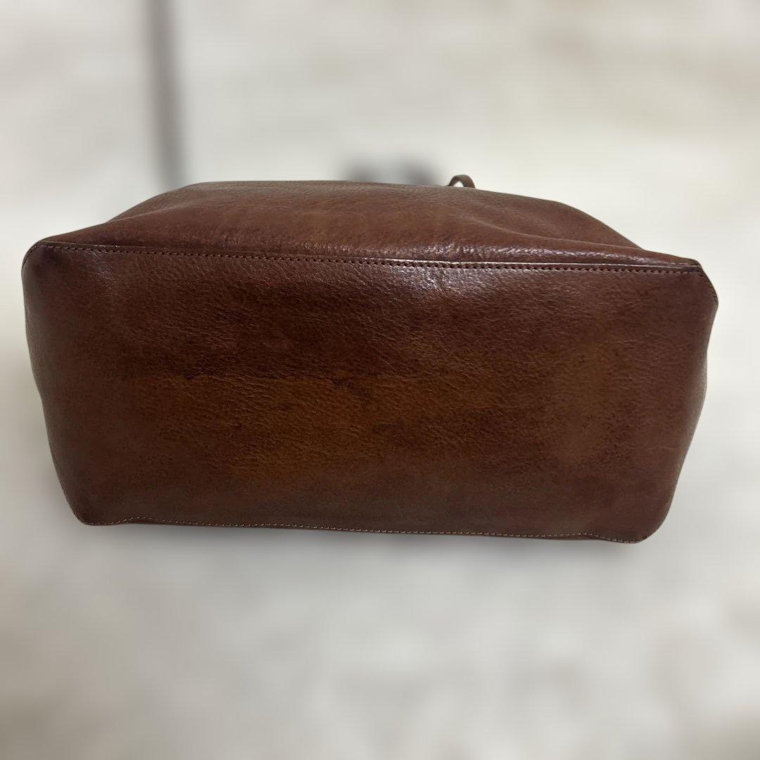 【美品】ラルフローレン オールレザー　トートバッグ ビッグポニー　チャーム