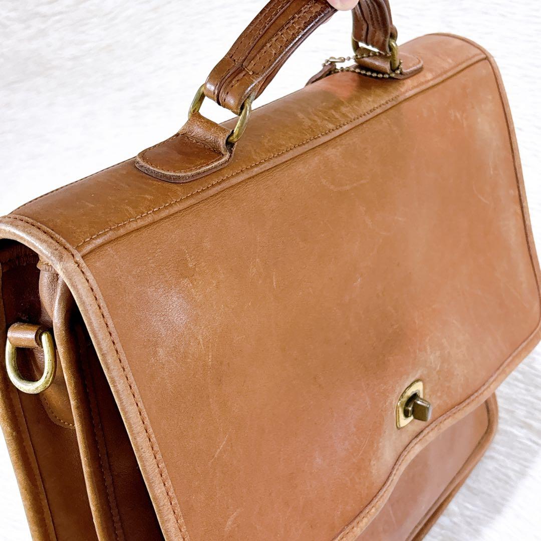 ✨USA製✨オールドコーチ 2wayビジネスバッグターンロックA4可斜めがけ✧