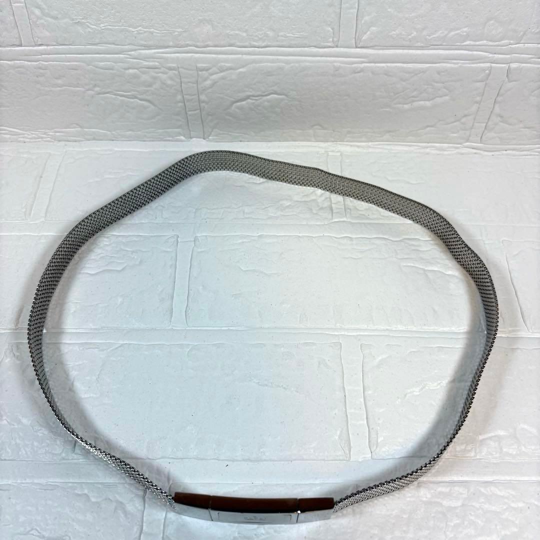 GUCCI グッチ メッシュベルト シルバー ヴィンテージ