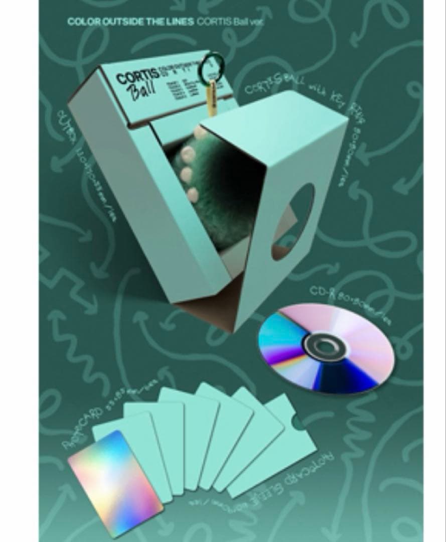 cortis ball ver. 公式 封入トレカあり コルティス 新品未開封